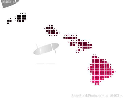Image of Map of Hawaii
