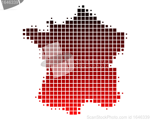 Image of Map of France