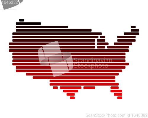 Image of Map of USA