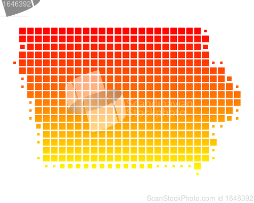 Image of Map of Iowa