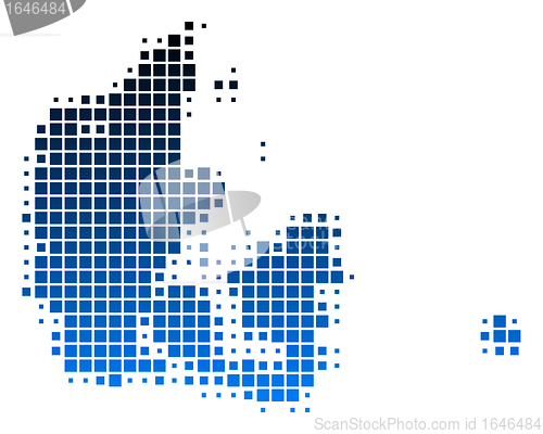 Image of Map of Denmark