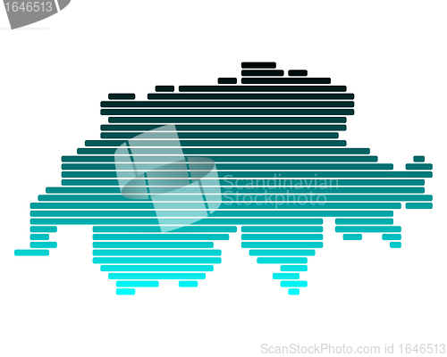Image of Map of Switzerland