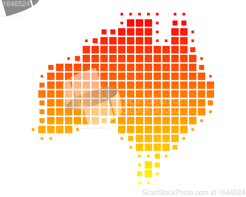 Image of Map of Australia