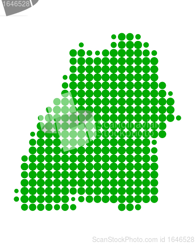 Image of Map of Baden-Wuerttemberg