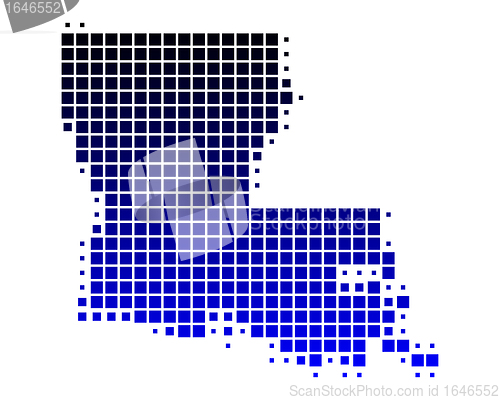 Image of Map of Louisiana