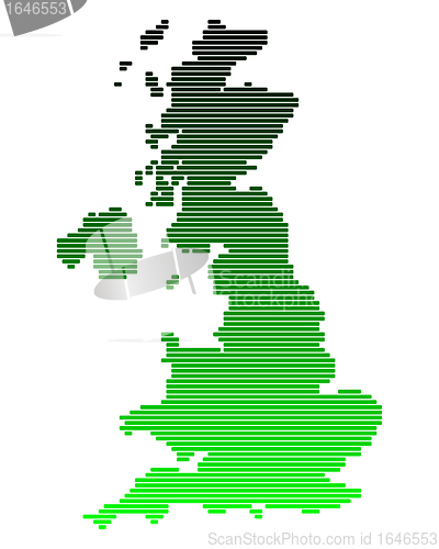 Image of Map of Great Britain