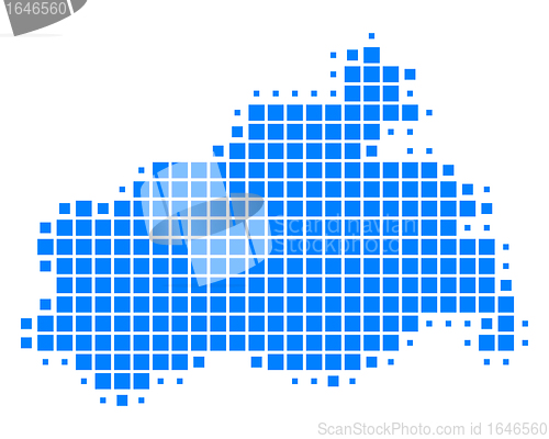 Image of Map of Mecklenburg-Vorpommern