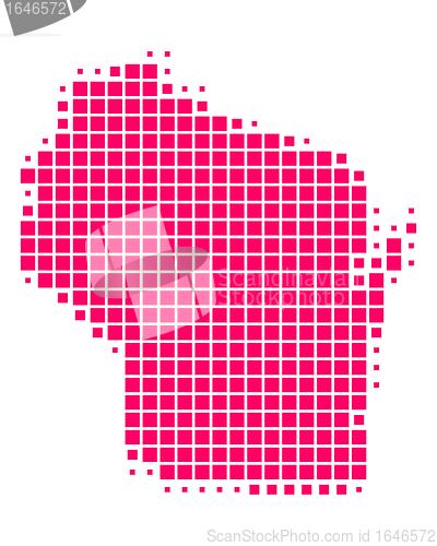 Image of Map of Wisconsin
