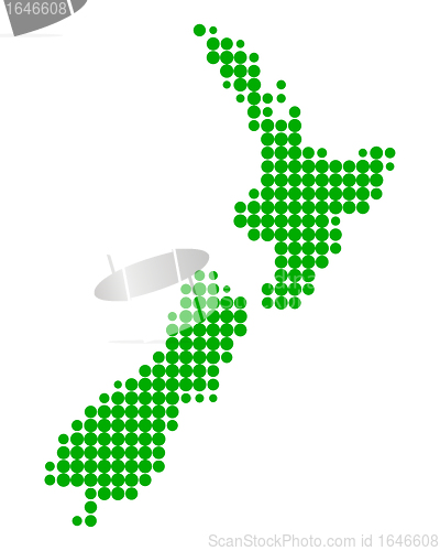 Image of Map of New Zealand