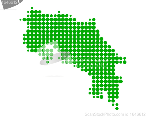 Image of Map of Costa Rica