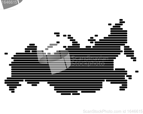 Image of Map of Russia