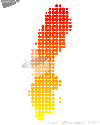 Image of Map of Sweden