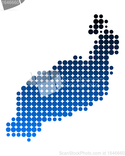 Image of Map of Lanzarote