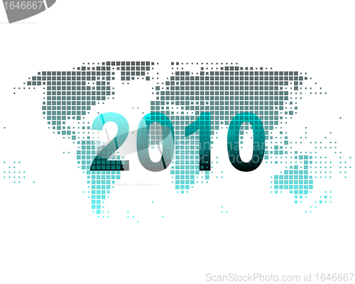 Image of World map 2010