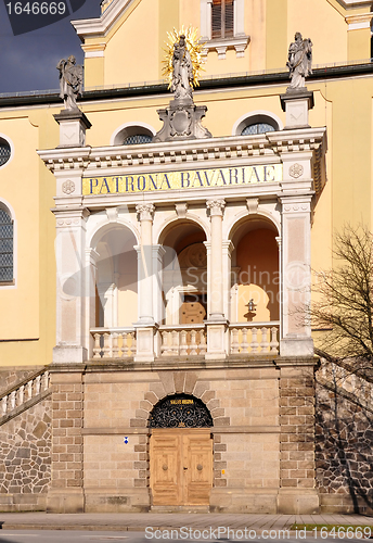 Image of Portal of church Maria Himmelfahrt in Deggendorf, Bavaria