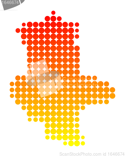 Image of Map of Saxony-Anhalt
