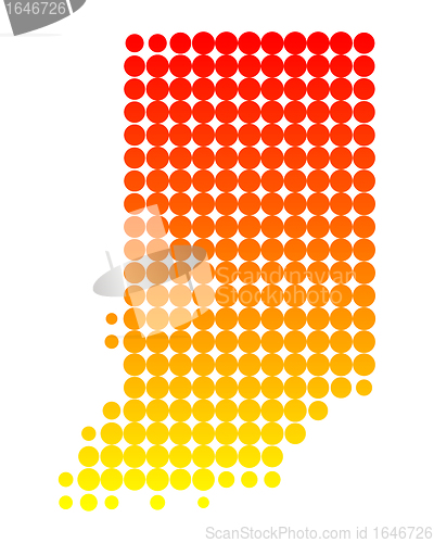 Image of Map of Indiana