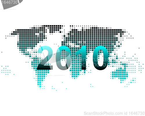 Image of World map 2010