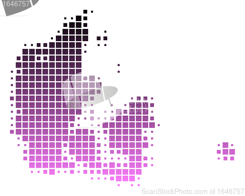 Image of Map of Denmark