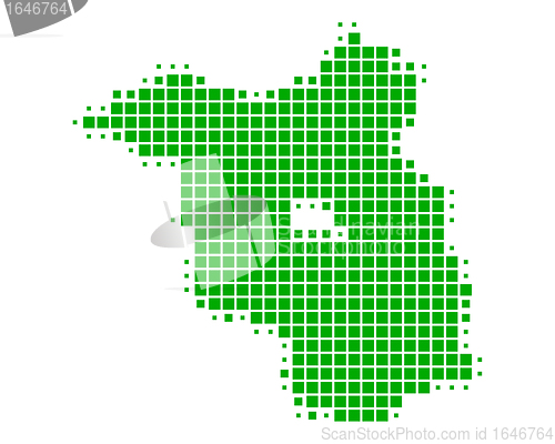 Image of Map of Brandenburg