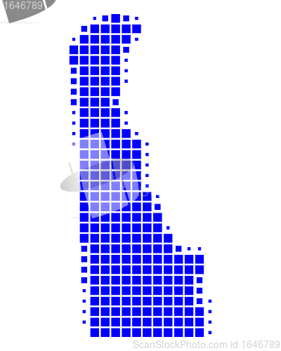 Image of Map of Delaware