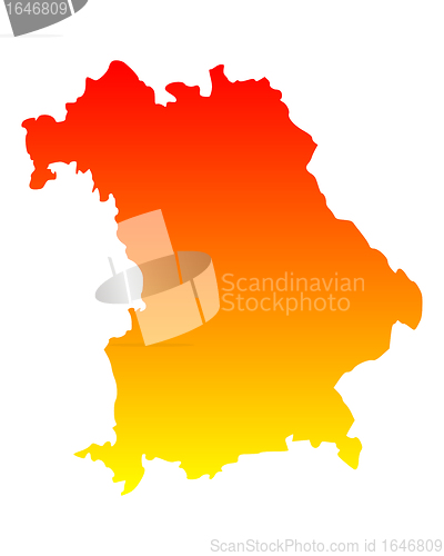 Image of Map of Bavaria