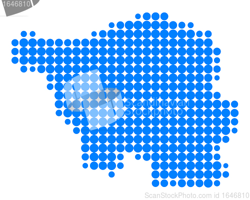 Image of Map of Saarland