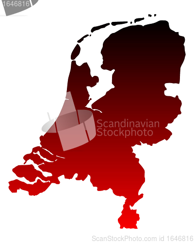 Image of Map of the Netherlands