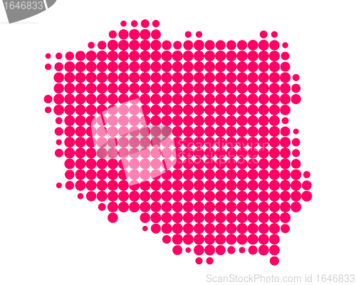 Image of Map of Poland