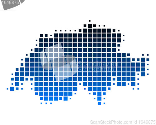 Image of Map of Switzerland