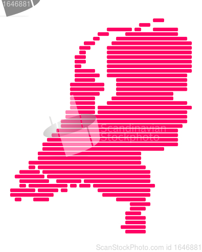 Image of Map of Netherlands