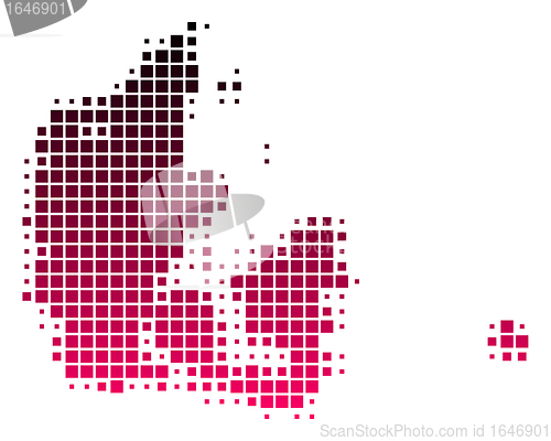 Image of Map of Denmark