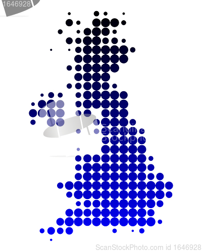 Image of Map of Great Britain