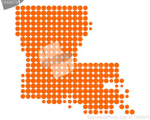 Image of Map of Louisiana