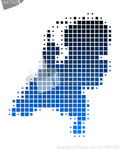 Image of Map of the Netherlands