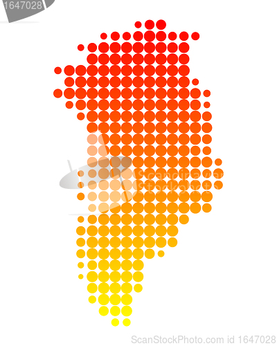 Image of Map of Greenland