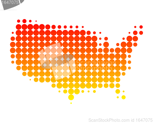 Image of Map of USA