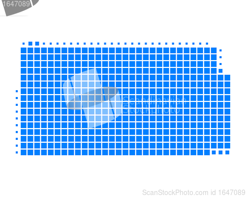 Image of Map of Kansas