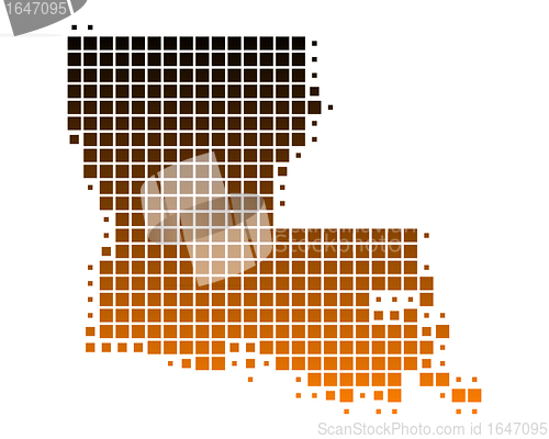Image of Map of Louisiana