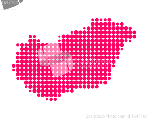 Image of Map of Hungary