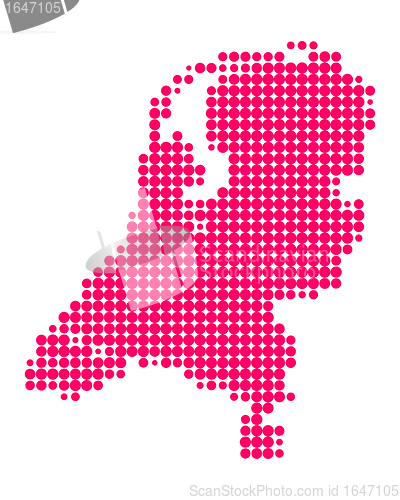 Image of Map of the Netherlands