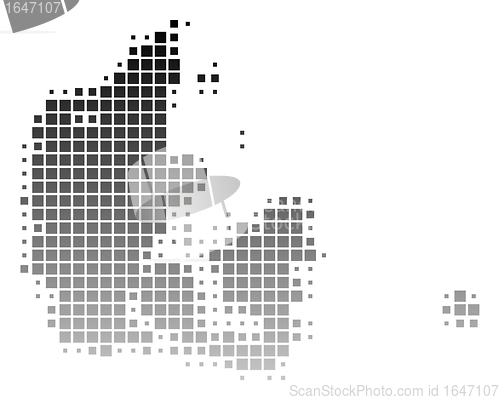 Image of Map of Denmark