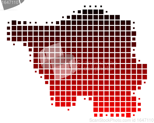 Image of Map of Saarland