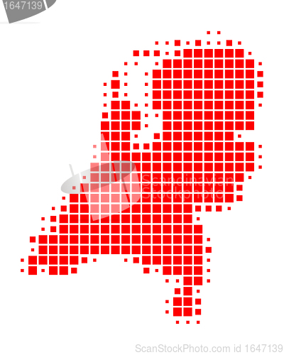Image of Map of the Netherlands