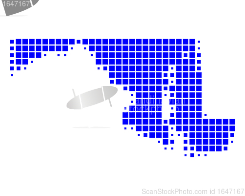 Image of Map of Maryland