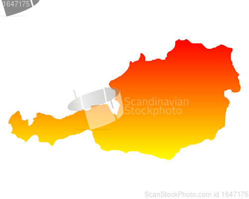 Image of Map of Austria