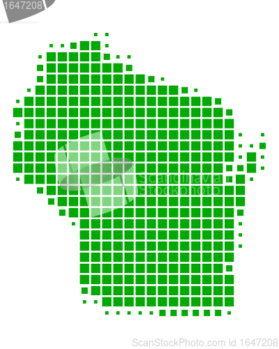 Image of Map of Wisconsin