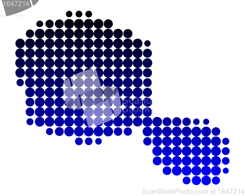 Image of Map of Tahiti