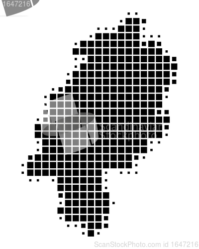 Image of Map of Hesse