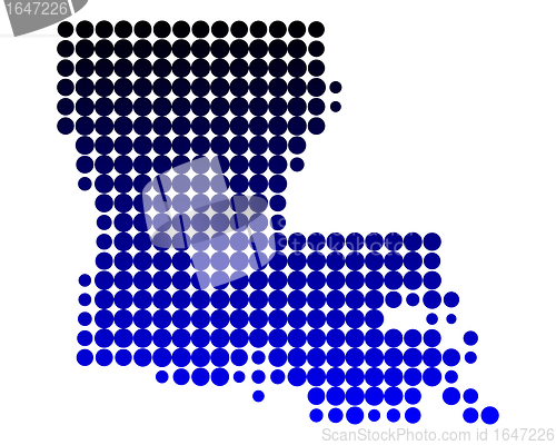 Image of Map of Louisiana